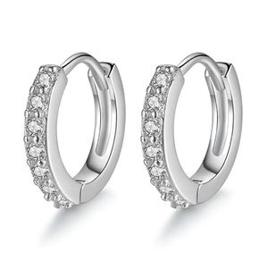 925 Sterling Silver Needle Drill Earrings